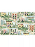 Osborne & Little Villa Como linen fabric 140cm - British product