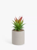 John Lewis Artificial Tall Spiky & Concrete Pot