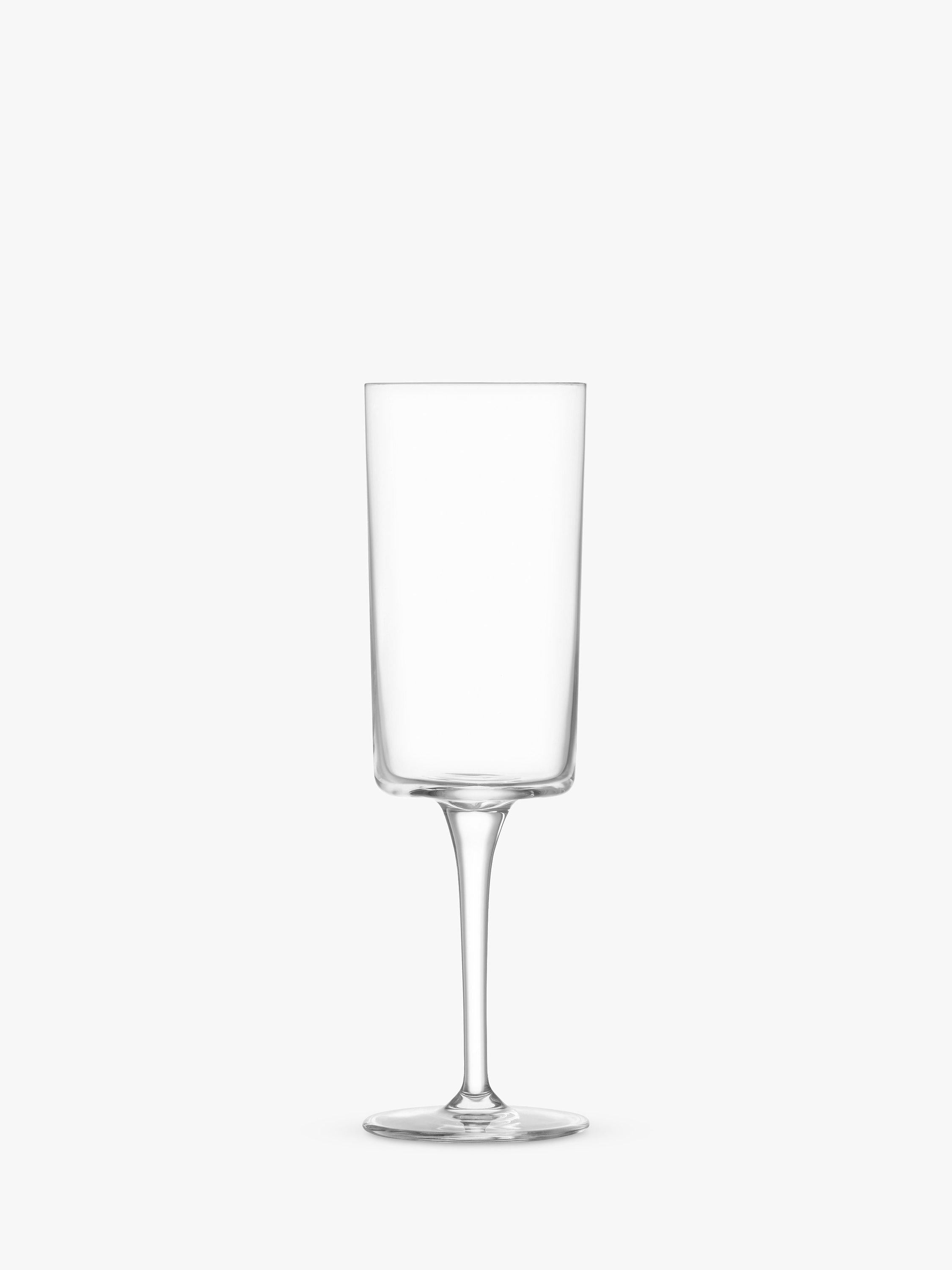 LSA International Gio champagne flutes set of 4 210ml, UK version