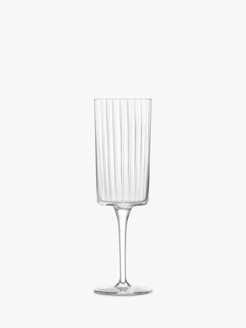 LSA International Gio Line champagne flute set 210ml (British brand)
