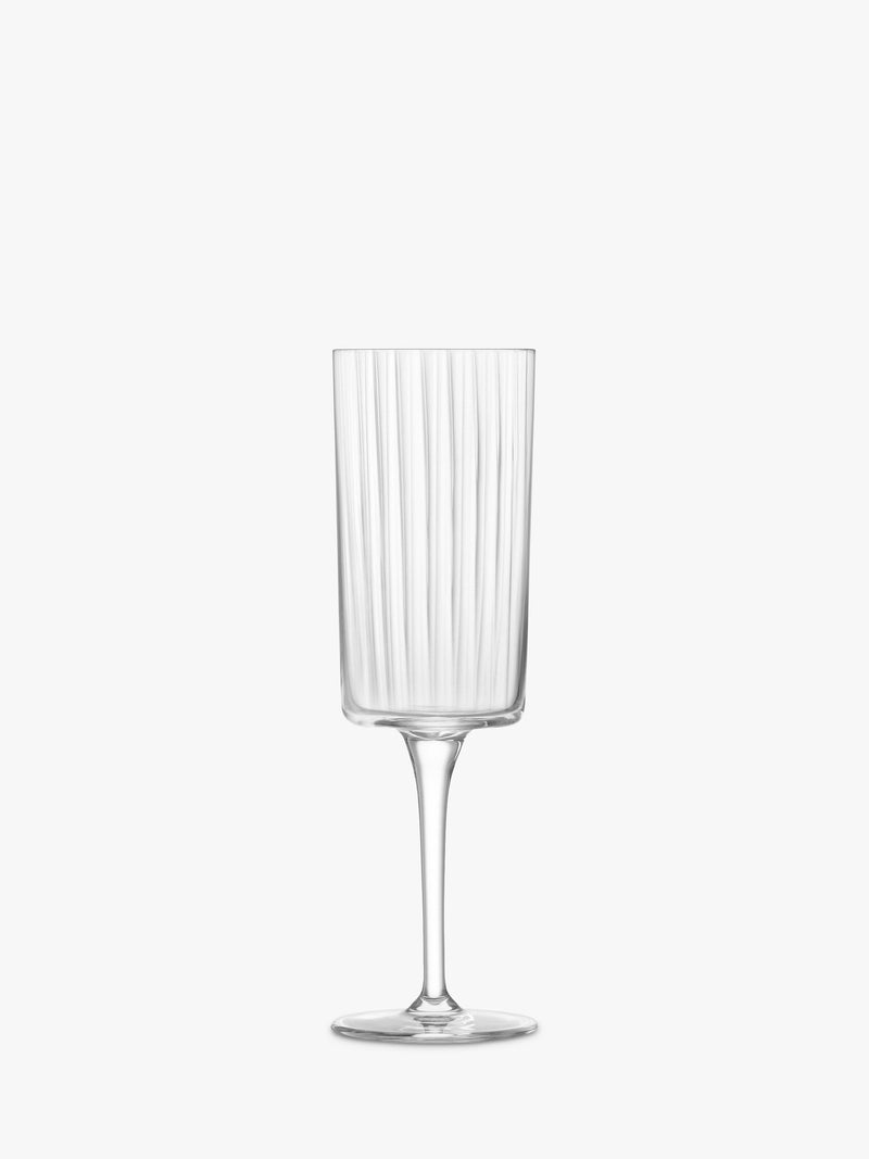 LSA International Gio Line champagne flute set 210ml (British brand)