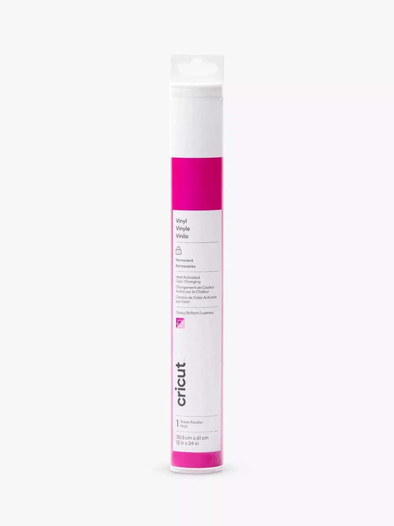 Cricut® Heat-Activated, Colour-Changing Vinyl, Magenta/Light Pink