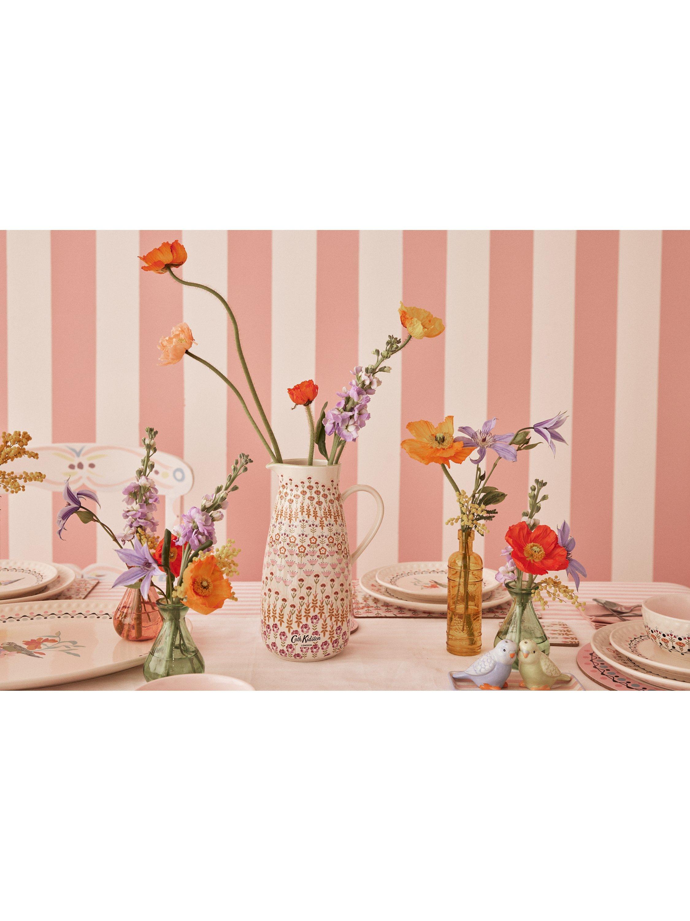 Cath Kidston Painted Table Budgie salt and pepper shaker set - British product