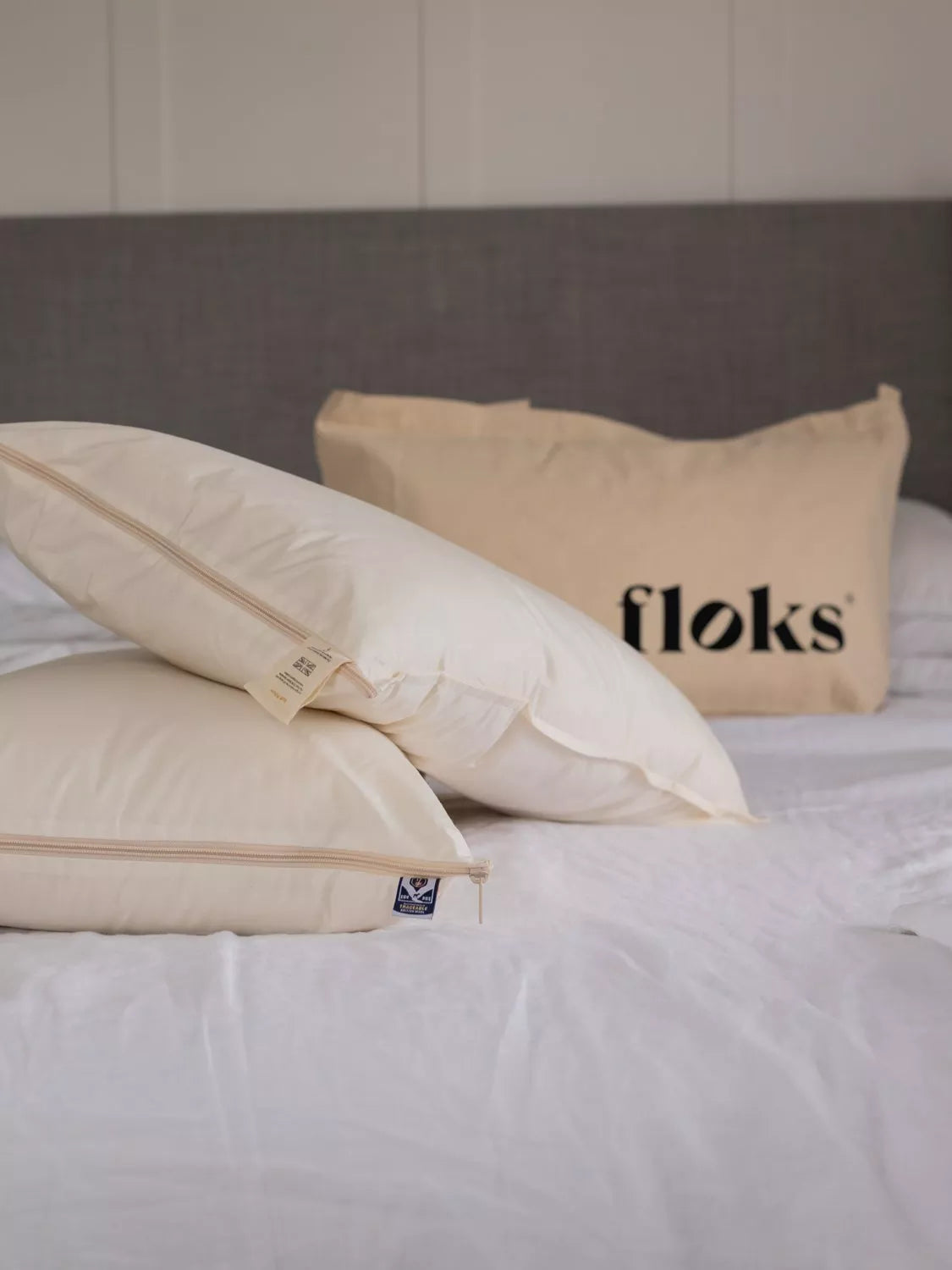 Floks luxury soft British wool pillow - British product