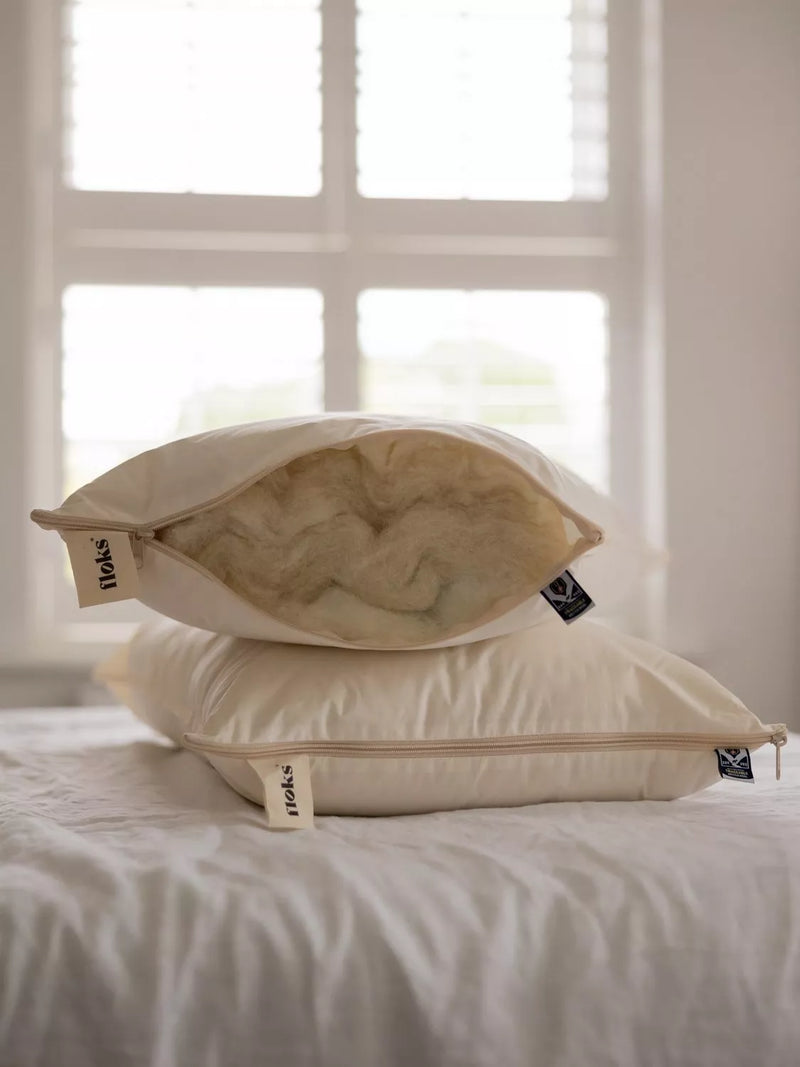 Floks luxury soft British wool pillow - British product