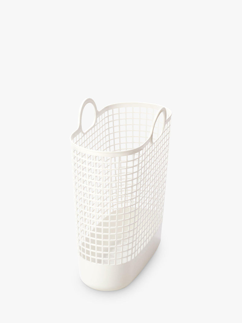 Like-it large white biomass plastic storage basket - British product