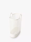 Like-it large white biomass plastic storage basket - British product