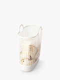 Like-it large white biomass plastic storage basket - British product