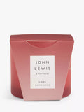 John Lewis Love scented candle 115g, UK version