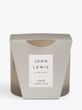 John Lewis Calm Scented Candle 115g, UK version