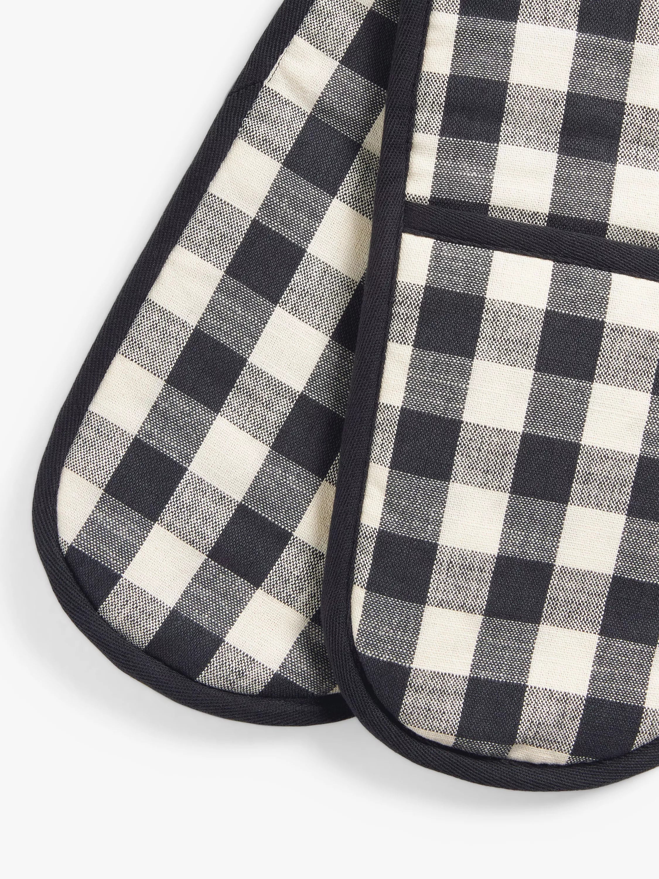 John Lewis gingham double oven glove pure cotton - British product