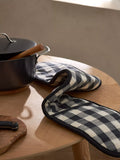 John Lewis gingham double oven glove pure cotton - British product