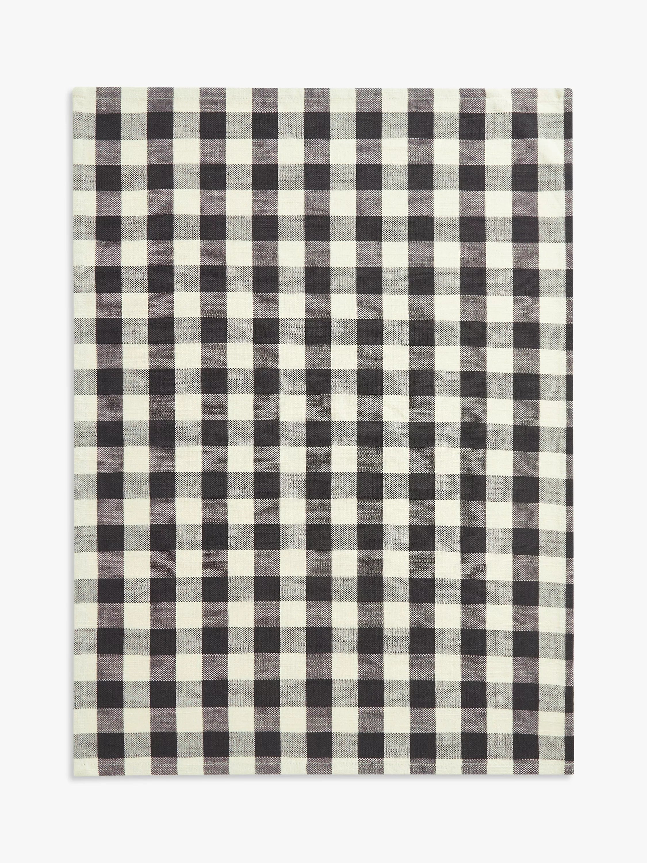 John Lewis gingham cotton tea towel 30x35cm, imported from the UK