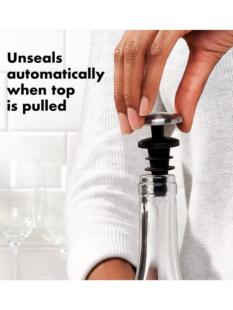 OXO wine bottle stoppers set of 2, imported from the UK