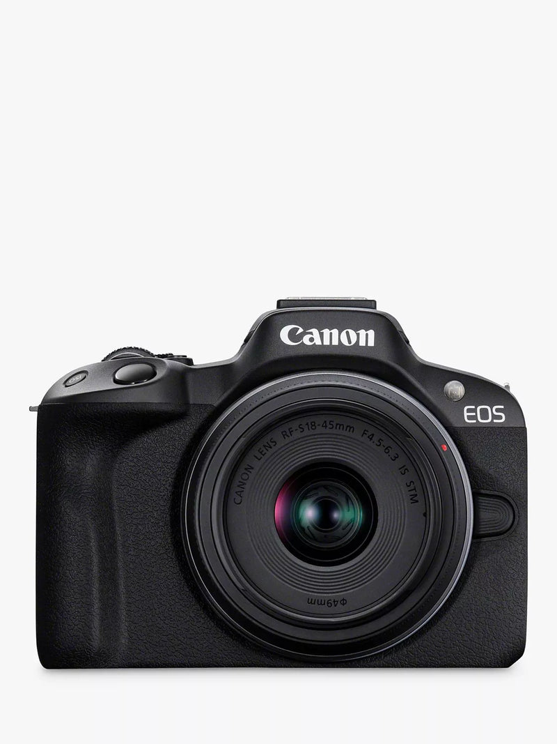 Canon EOS R50 mirrorless camera with 18-45mm lens kit - British product