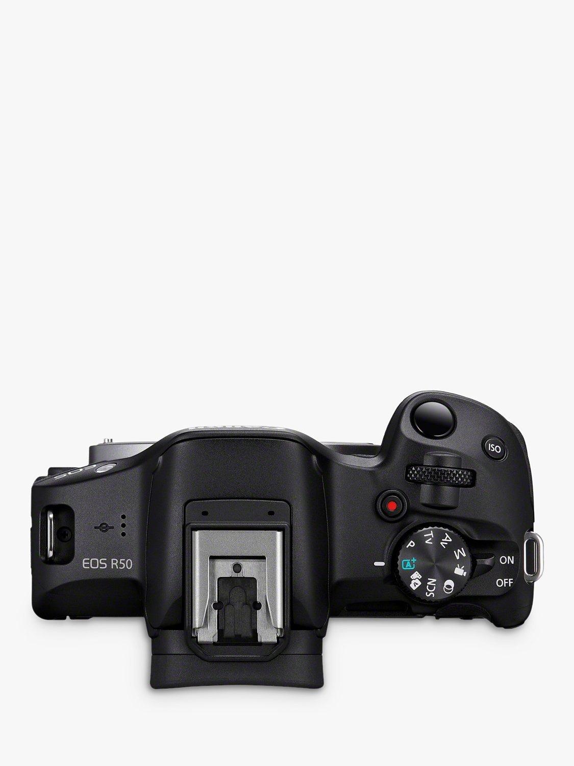 Canon EOS R50 mirrorless camera with 18-45mm lens kit - British product