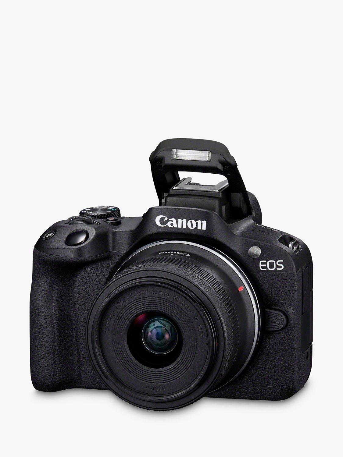 Canon EOS R50 mirrorless camera with 18-45mm lens kit - British product