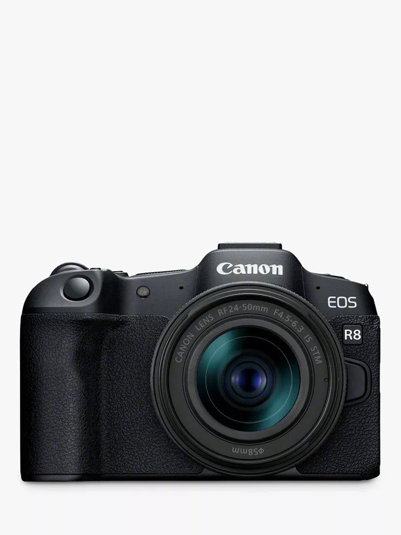 كاميرا Canon EOS R8 مدمجة مع عدسة 24-50 مم، مستوردة من المملكة المتحدة