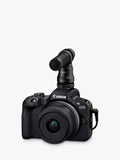 Canon EOS R50 mirrorless camera vlogger kit black - British product