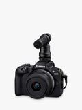 Canon EOS R50 mirrorless camera vlogger kit black - British product
