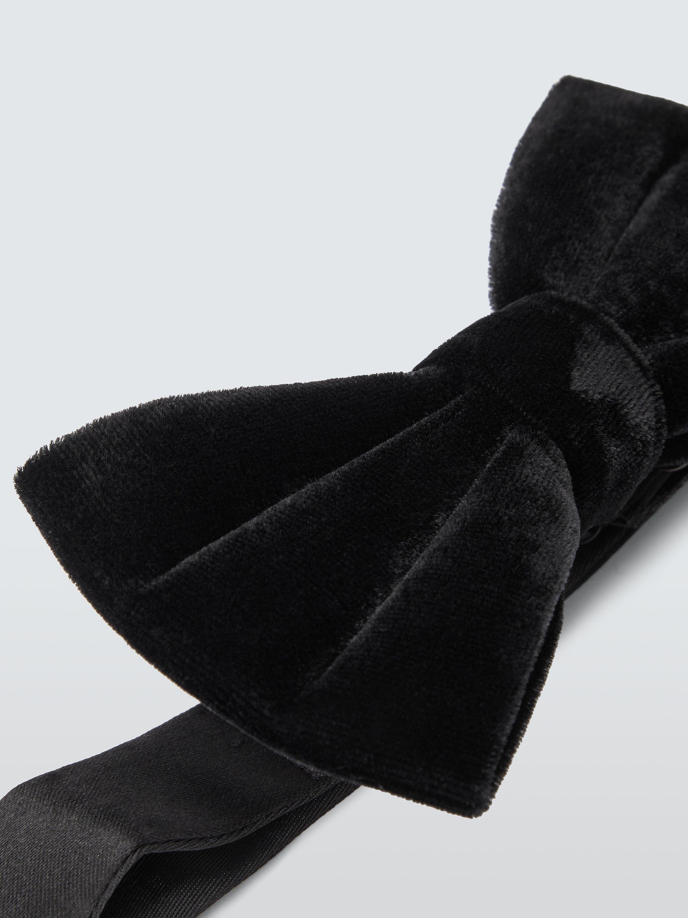 John Lewis velvet silk blend bow tie, UK version