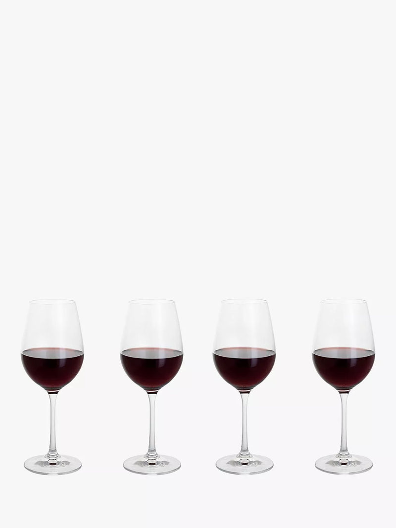 Dartington Crystal red wine glasses set of 4 350ml (British brand)