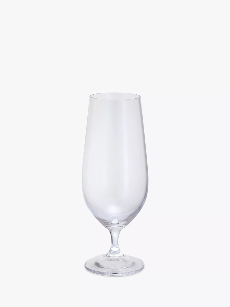 Dartington Crystal beer glass set of 4, clear, 380ml - British product