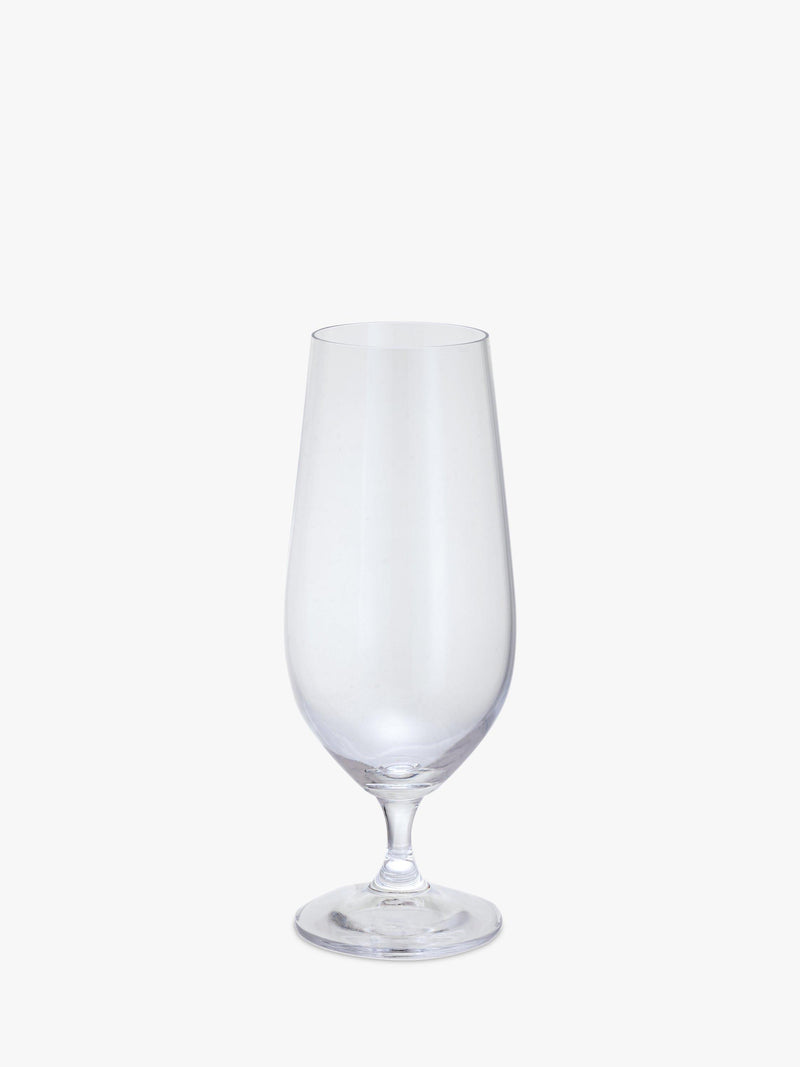 Dartington Crystal beer glass set of 4, clear, 380ml - British product
