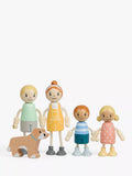 John Lewis Odney wooden doll's house family set with figures and dog (British brand)