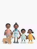 John Lewis wooden doll's house family set (British brand)