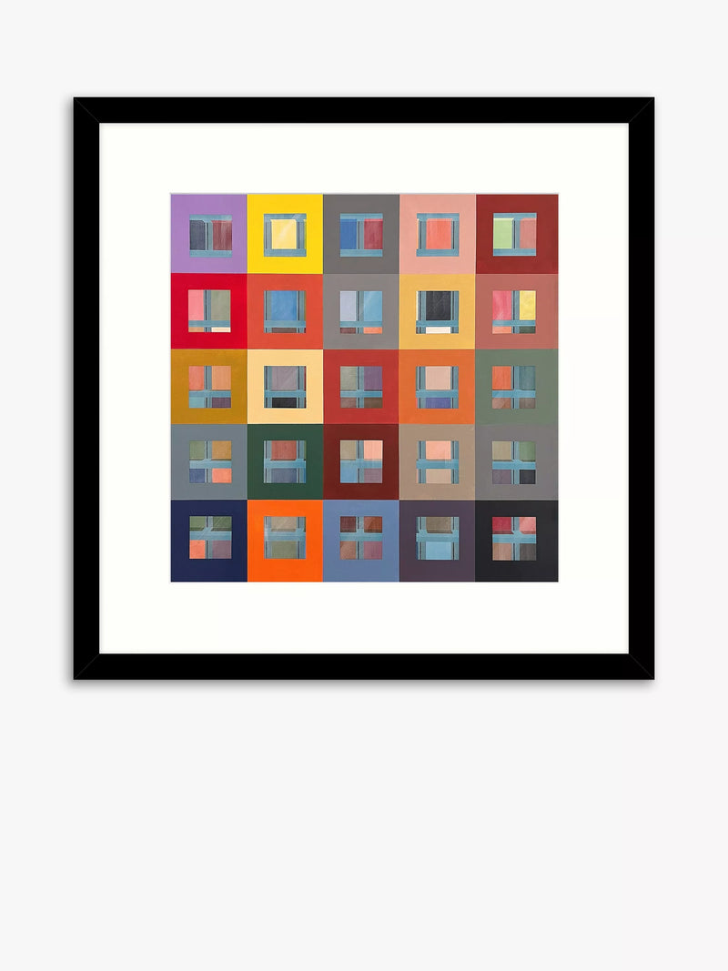 John Lewis Michelle Barratt Facade abstract framed print (British brand)