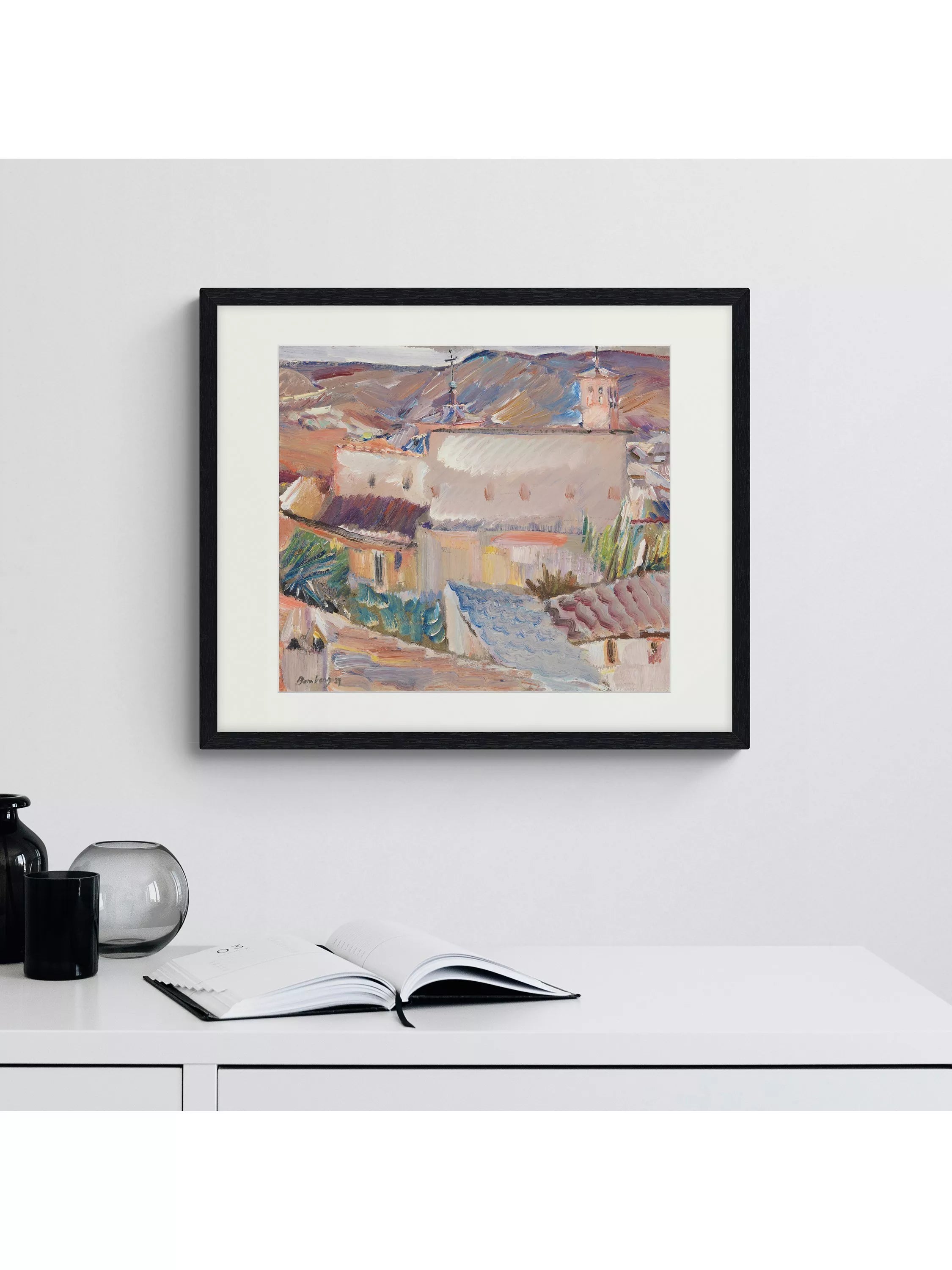 Tate David Bomberg landscape framed print 53x63cm - British product