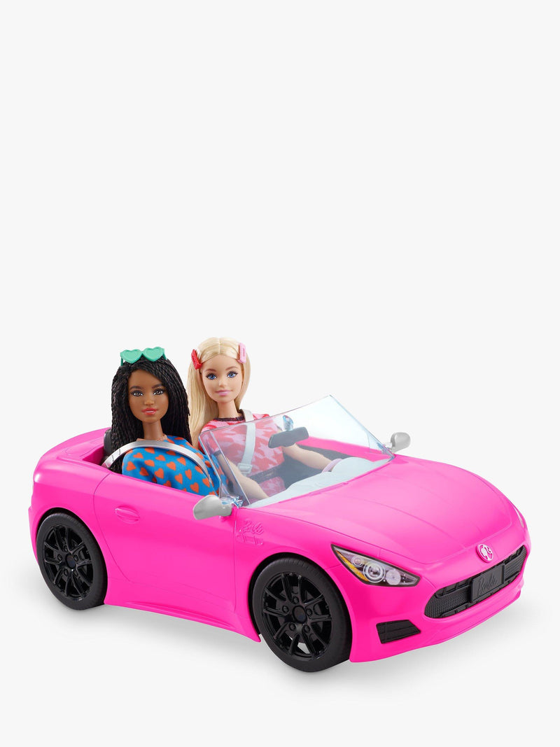 Barbie Cabrio-Puppe Auto pink Zweisitzer, UK-Version