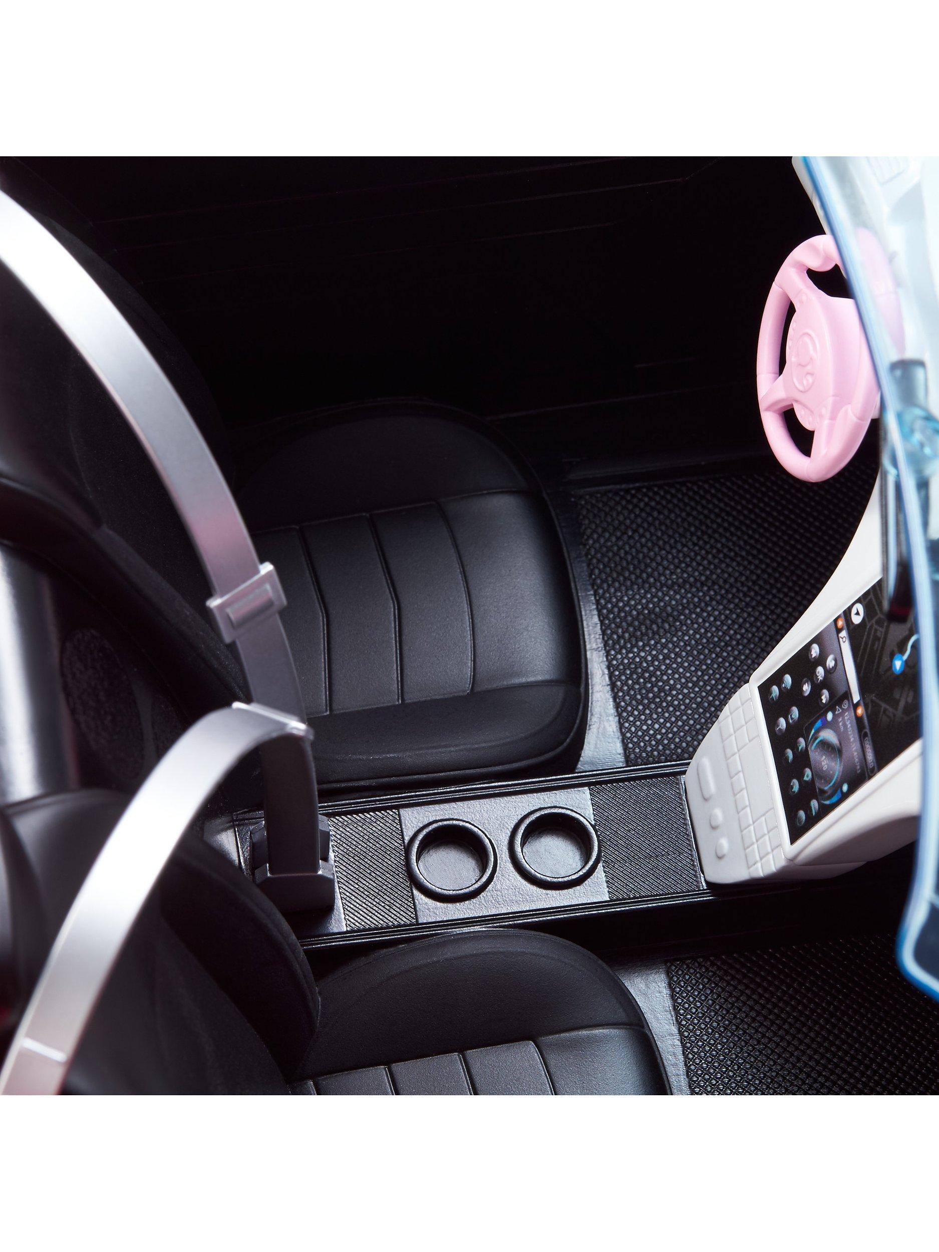 Barbie Cabrio-Puppe Auto pink Zweisitzer, UK-Version