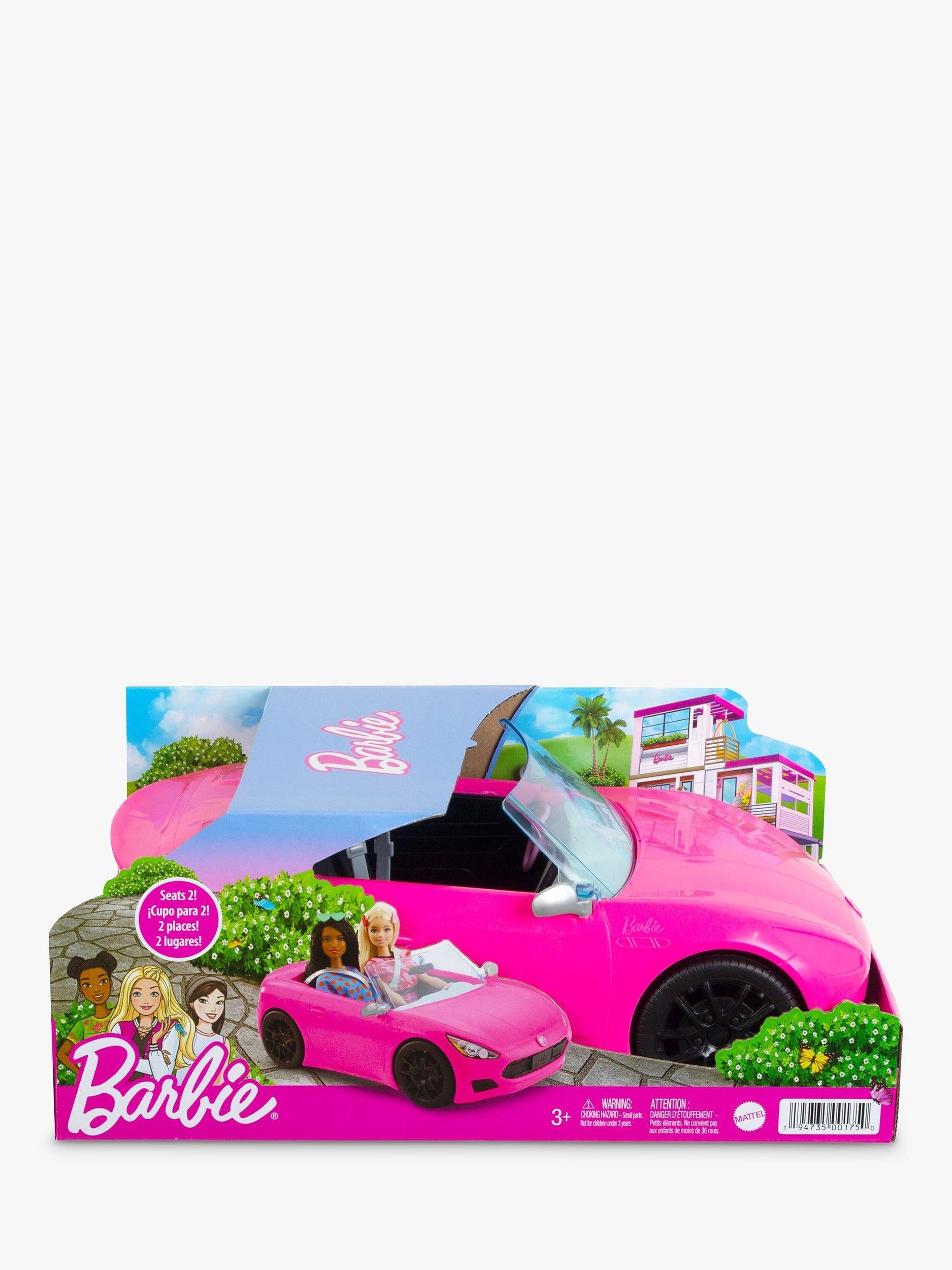 Barbie Convertible Doll Car pink two-seater, UK version