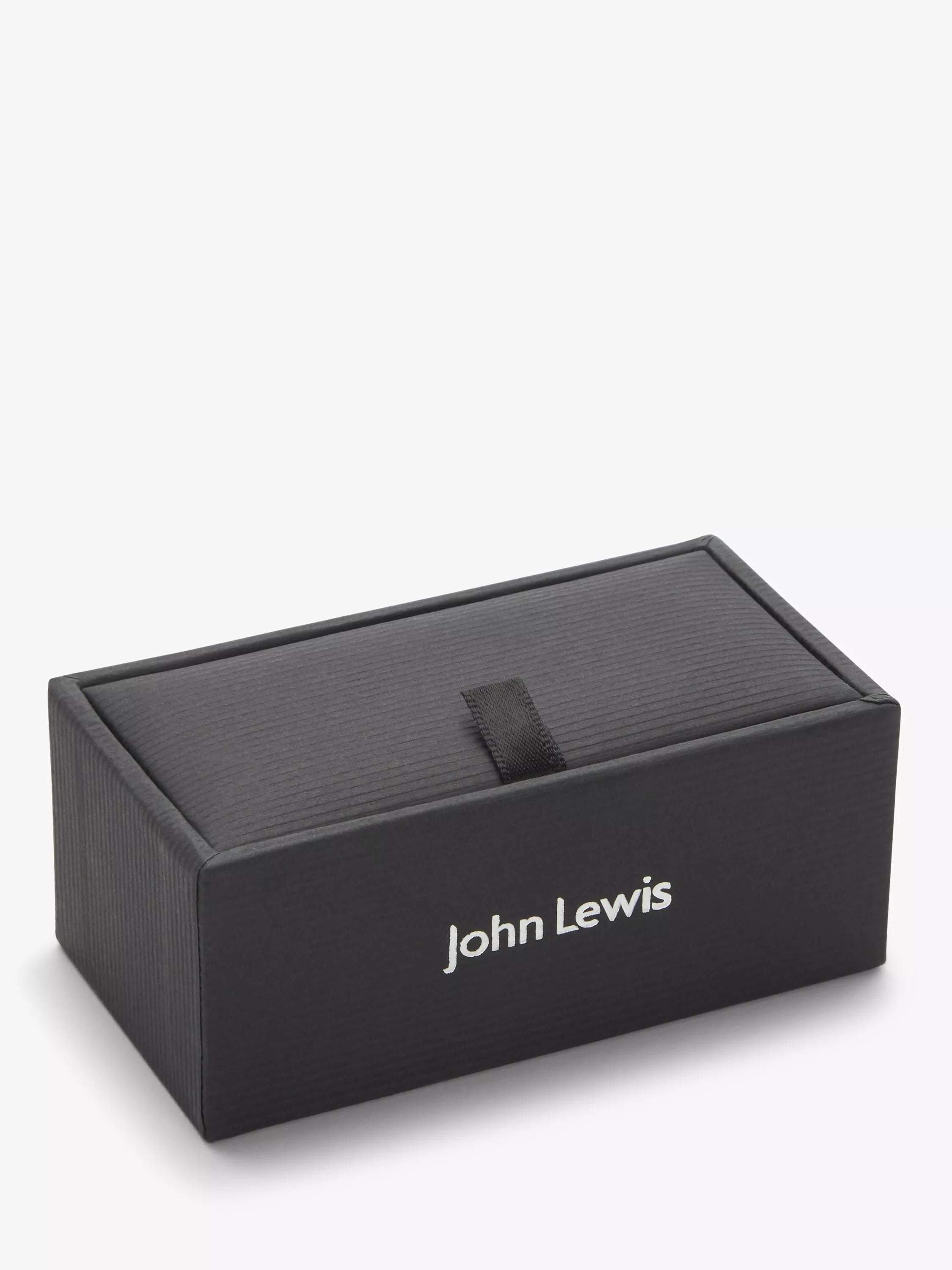 John Lewis classic knot cufflinks gold, UK version