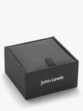 John Lewis cufflinks and tie bar gift set gunmetal, imported from the UK