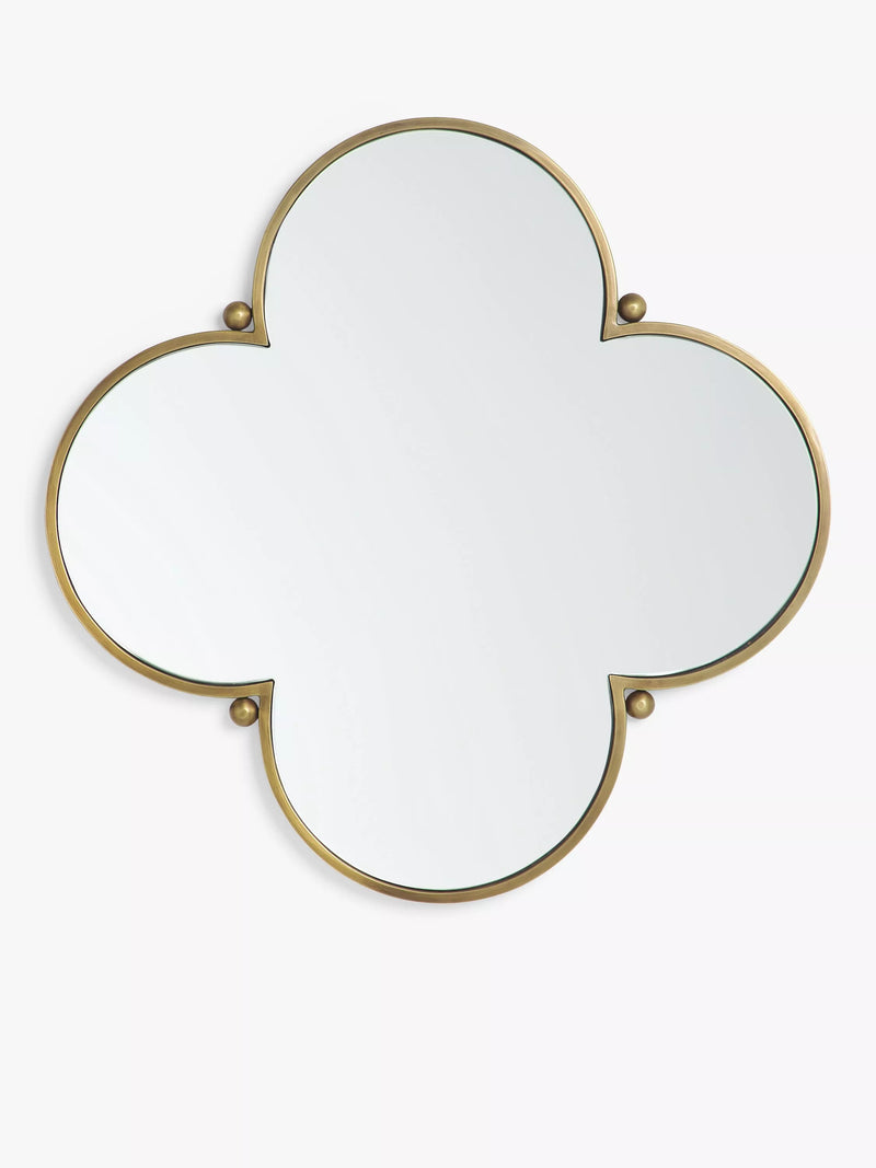 John Lewis flower wall mirror antique gold 66cm - British product