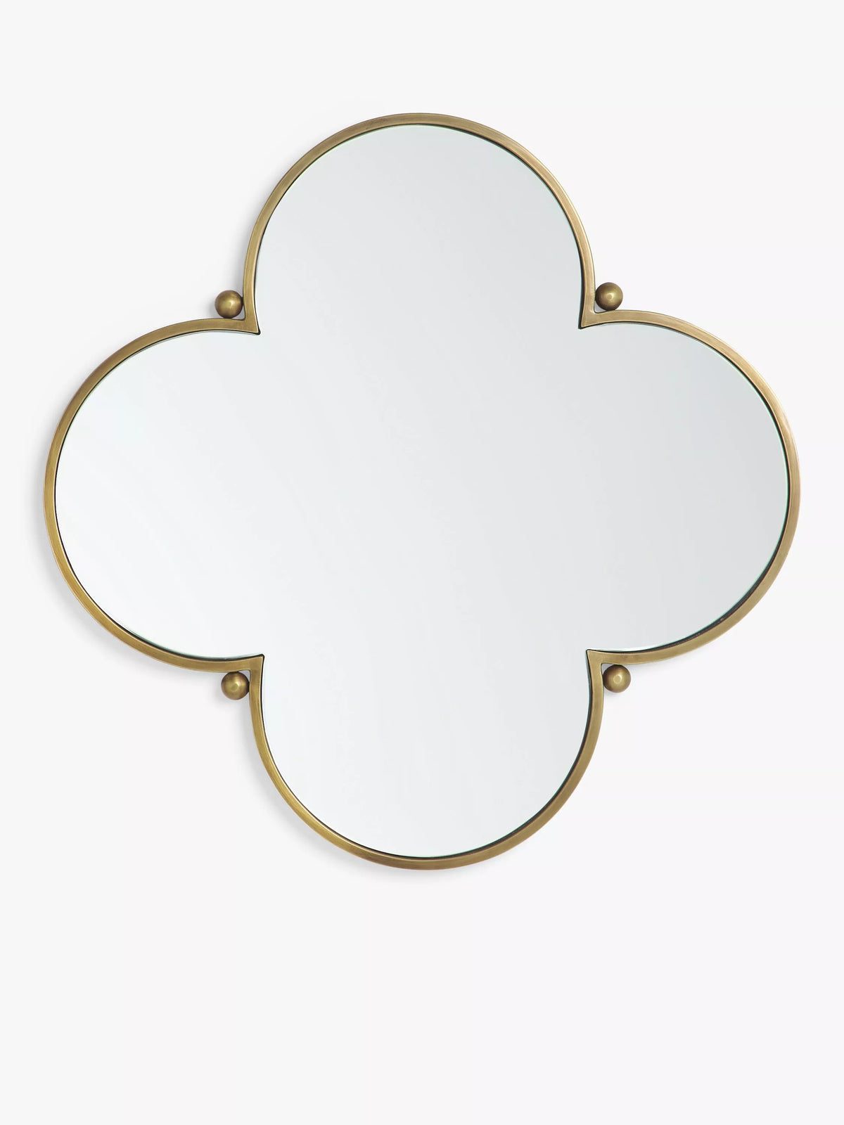 John Lewis flower wall mirror antique gold 66cm - British product
