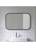 Umbra rectangular wall mirror black 92x61cm, imported from the UK