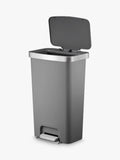 EKO Hana plastic pedal bin light grey 45L - British product