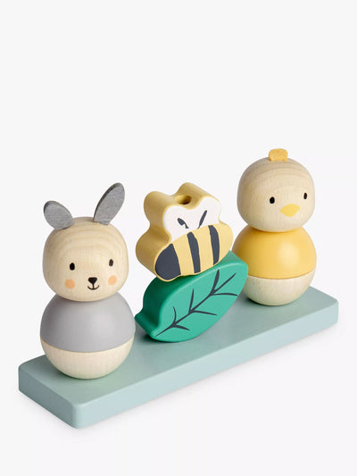 John Lewis FSC-Certified Wooden Farm Stacker Toy for Babies and Toddlers- Buy online at McGrocer
