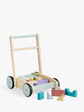 John Lewis Wooden Blocks Baby Walker, FSC-Certified Wood