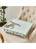 Wrendale Designs hare lap tray with padded base (British brand)