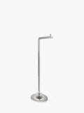 Robert Welch Oblique floor-standing toilet roll holder stainless steel (British brand)