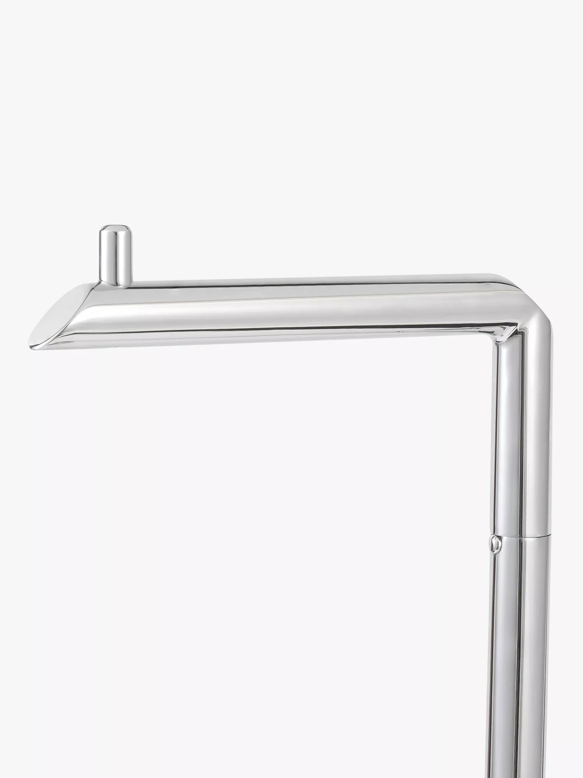 Robert Welch Oblique floor-standing toilet roll holder stainless steel (British brand)