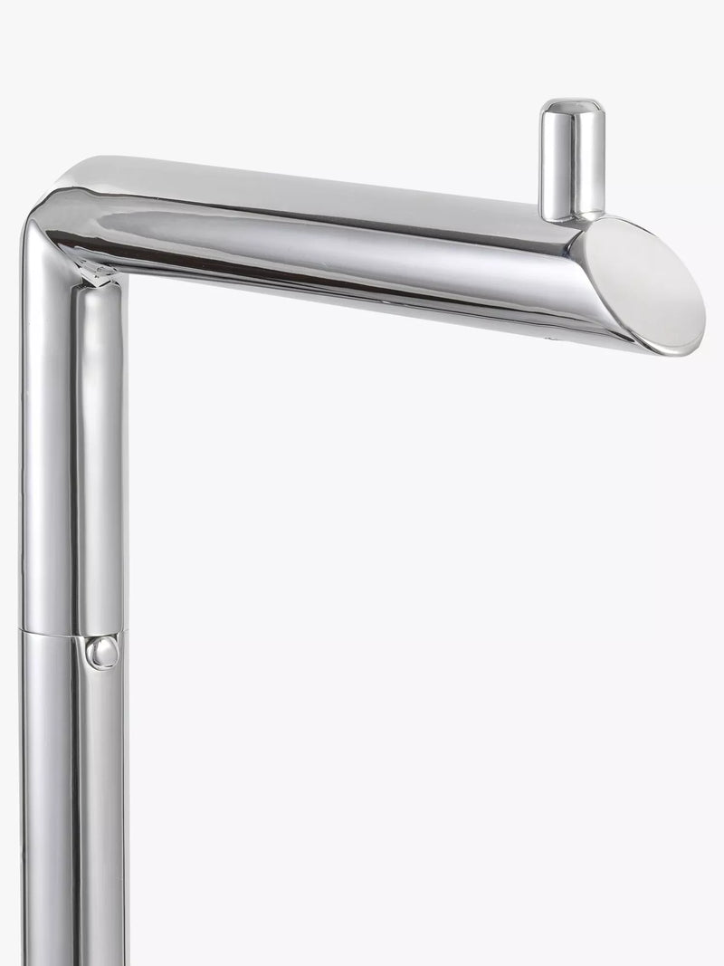 Robert Welch Oblique floor-standing toilet roll holder stainless steel (British brand)
