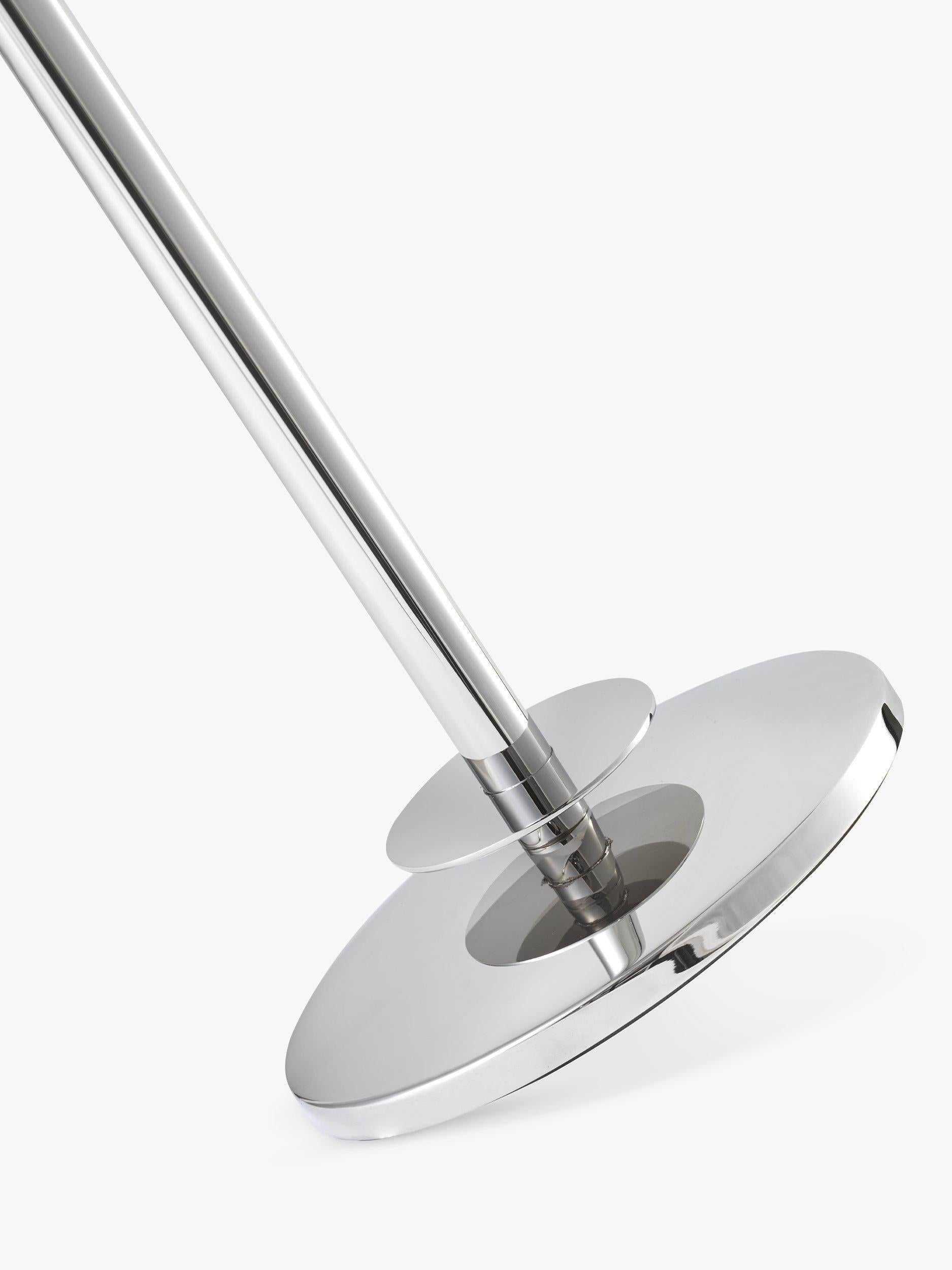 Robert Welch Oblique floor-standing toilet roll holder stainless steel (British brand)