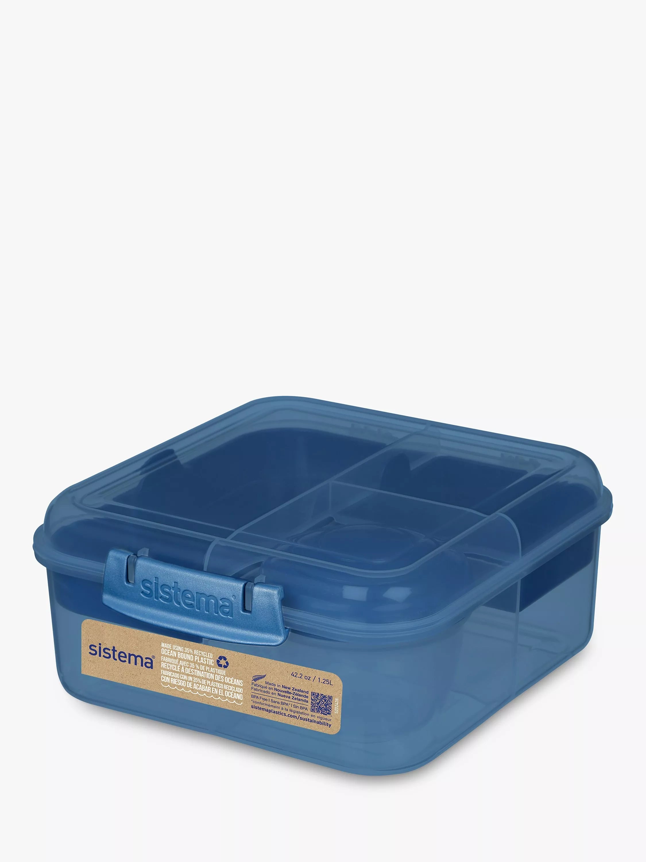Sistema Bento Cube lunch box 1.25L - British product