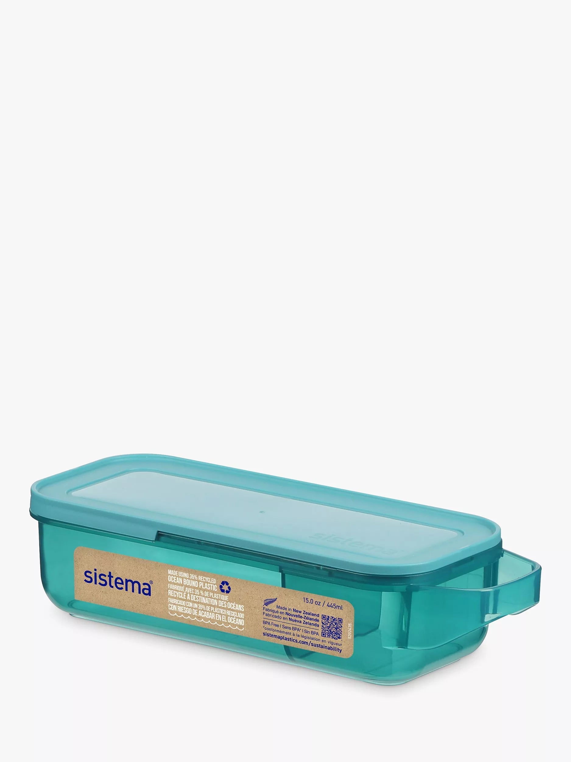 Sistema plastic snack box 445ml (British brand)